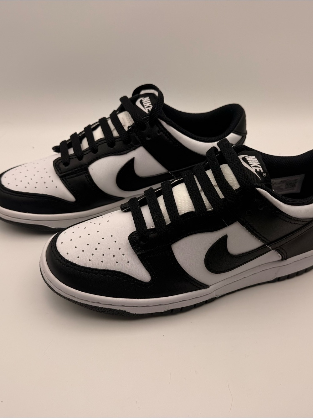 Nike Dunk Low Panda Black White CW1590-100 GS Youth Size 6Y Sneakers or 7.5 W - Picture 4 of 8